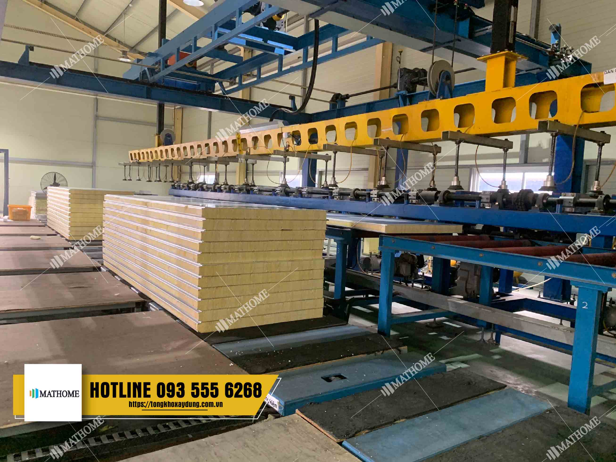 Panel bông thủy tinh Glasswool phòng sạch