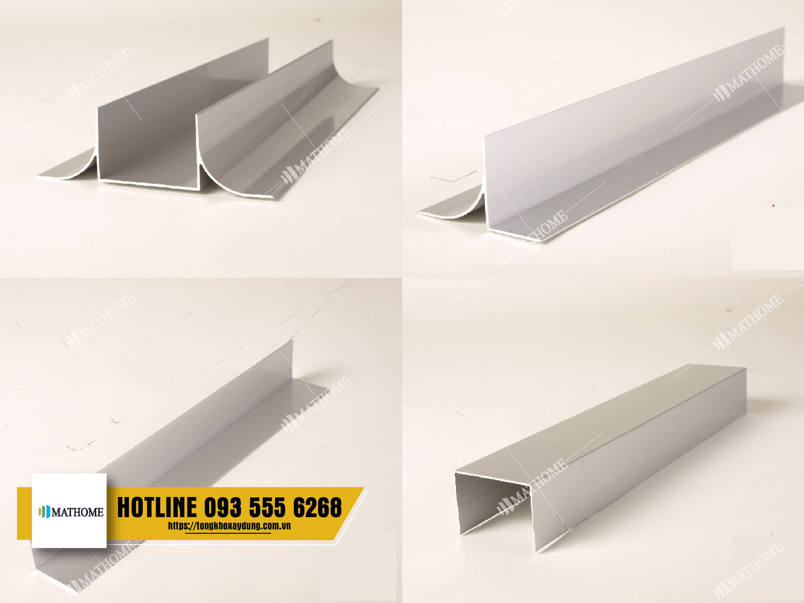 Phụ kiện nhôm vách panel phòng sạch