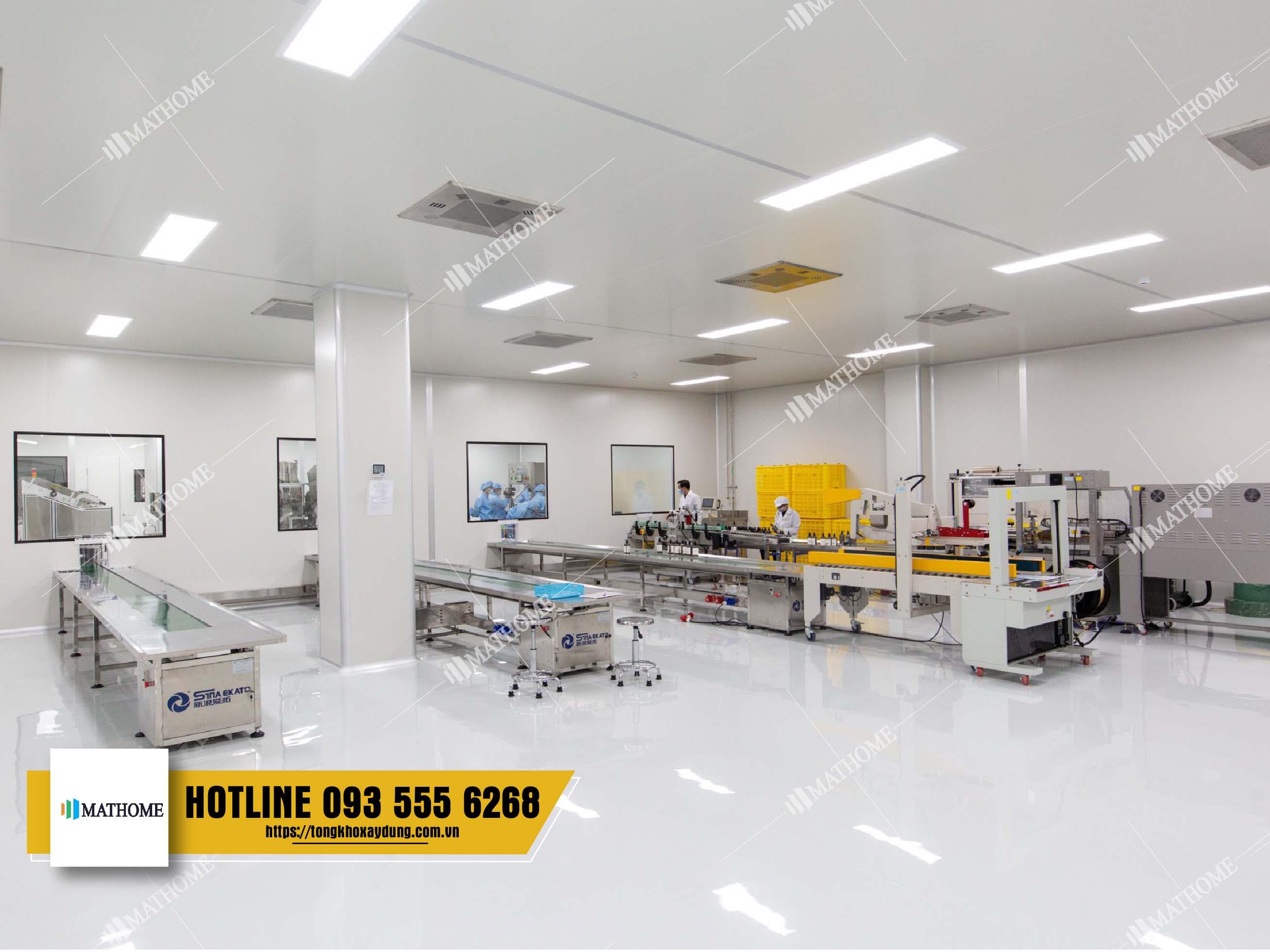 Đơn vị cung cấp tấm Panel phòng sạch uy tín MATHOME