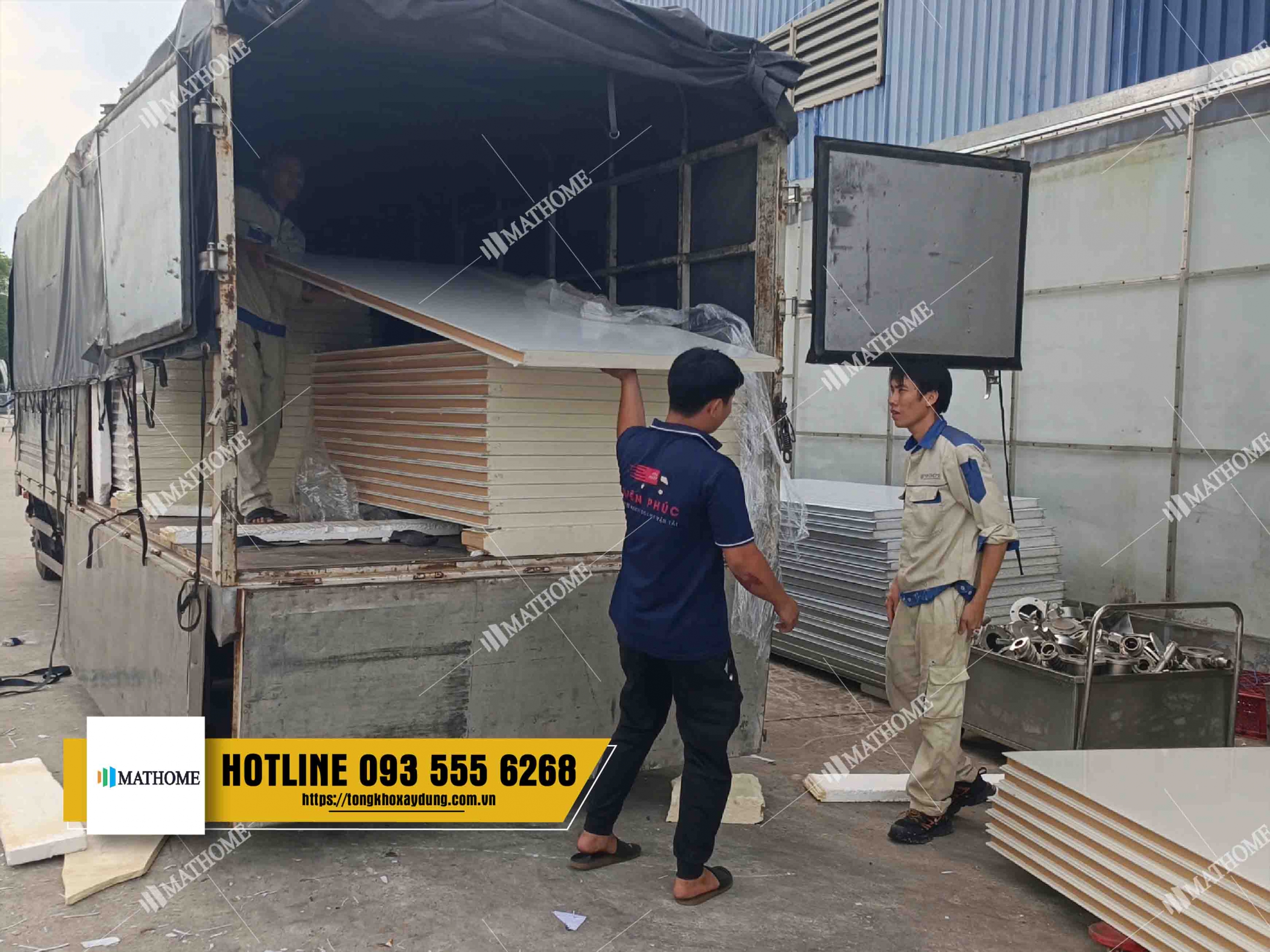 Panel lõi PIR sử dụng để lắp đặt kho lạnh