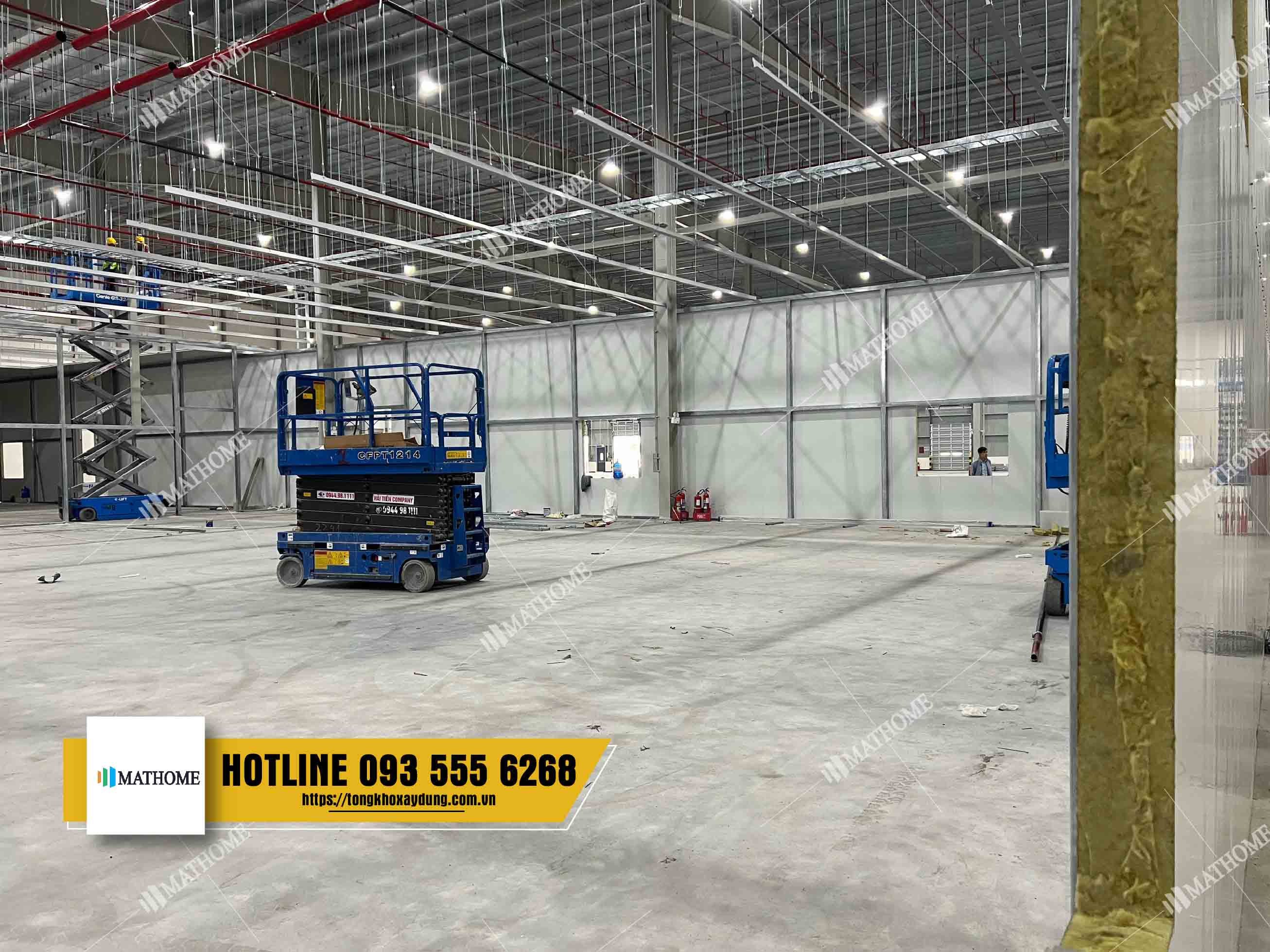 Panel chống cháy EI45 dày 7.5cm