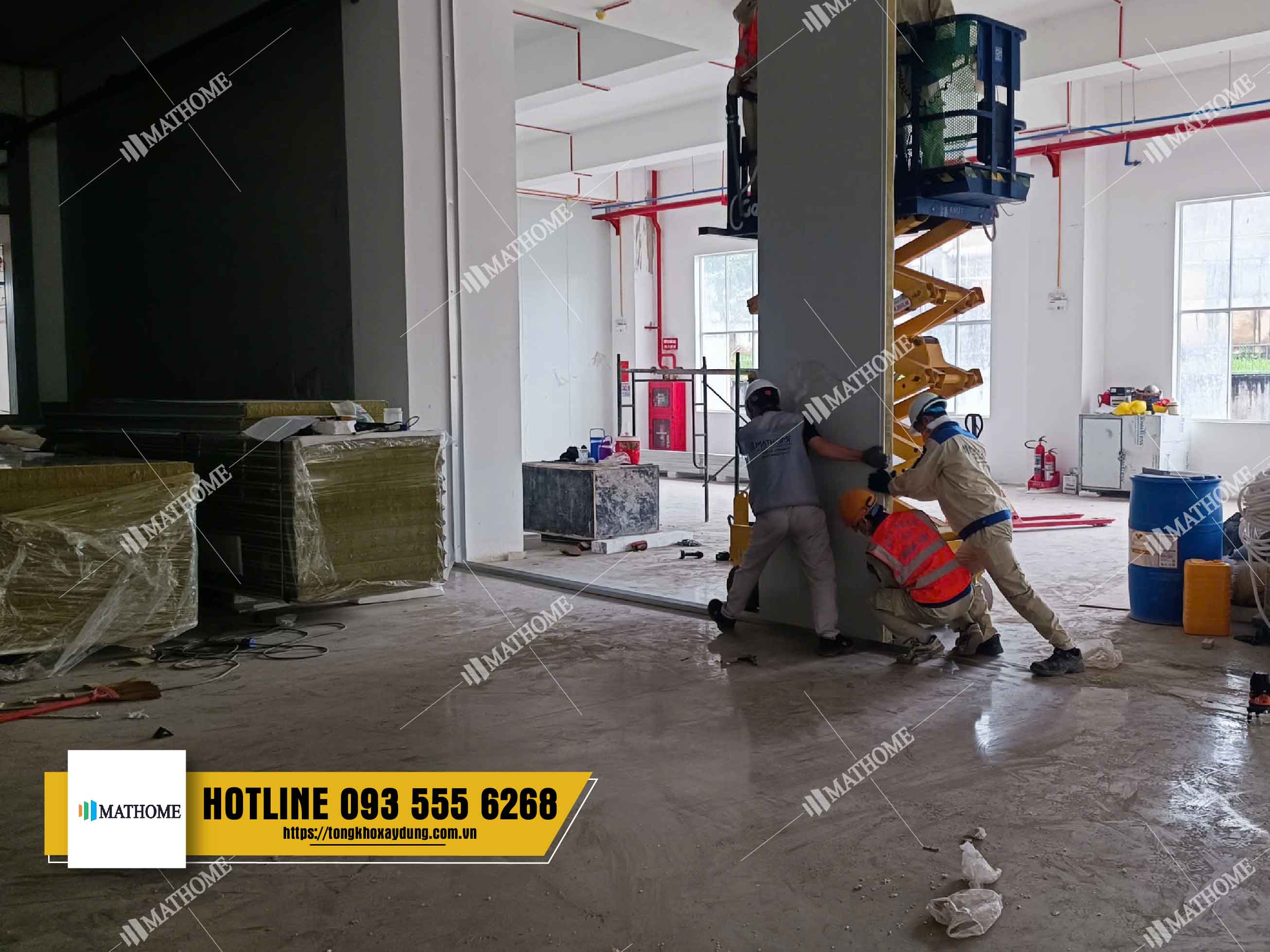 Panel chống cháy EI120 mathome 6