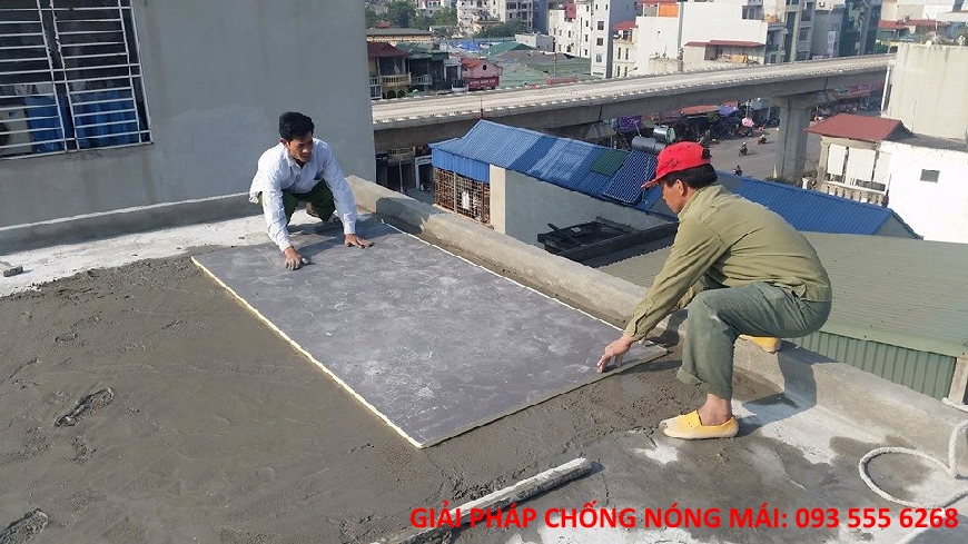 Vật liệu chống nóng cho nhà mái bằng mái bê tông cốt thép