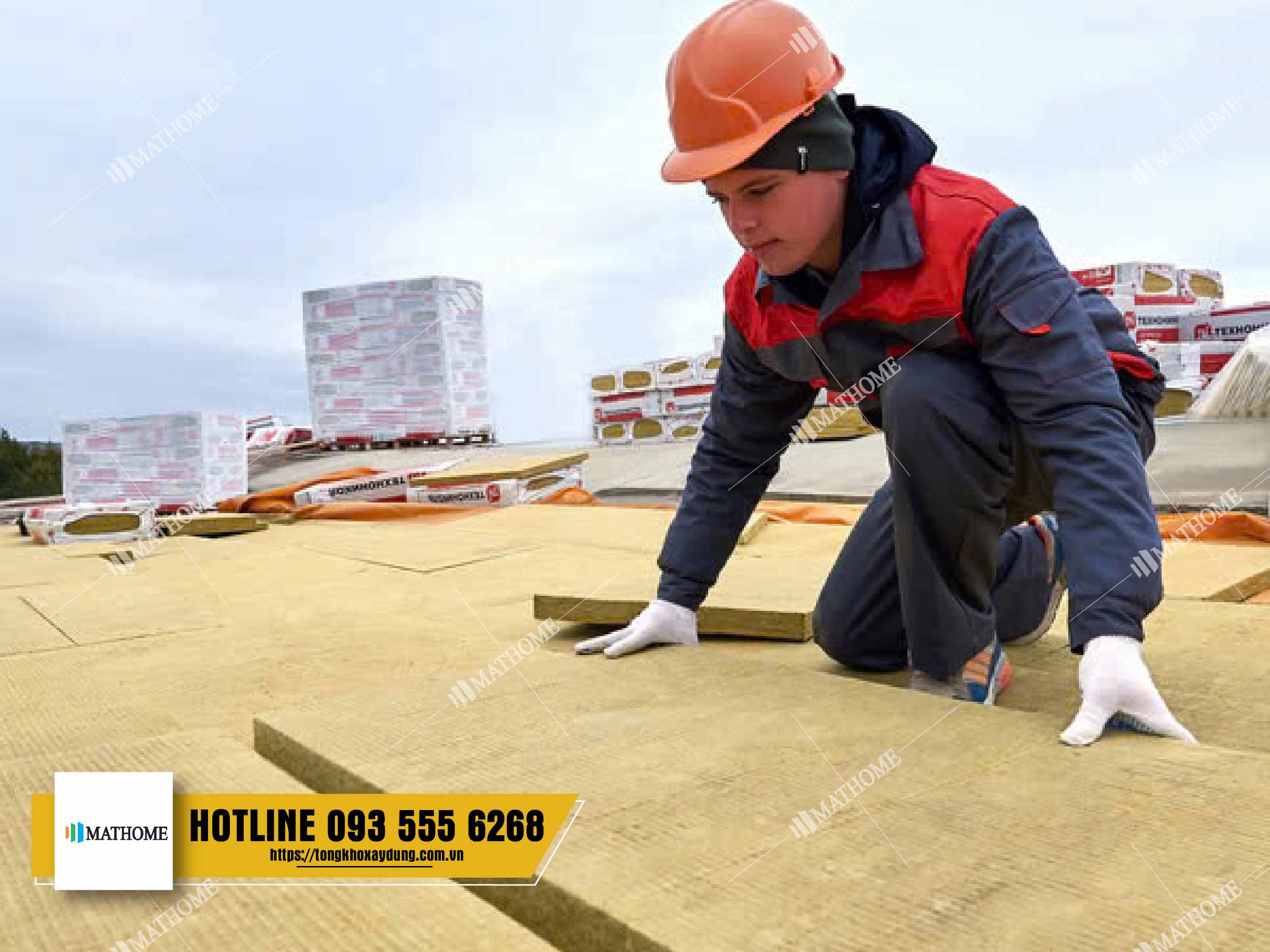 bông khoáng chống cháy tốt mathome