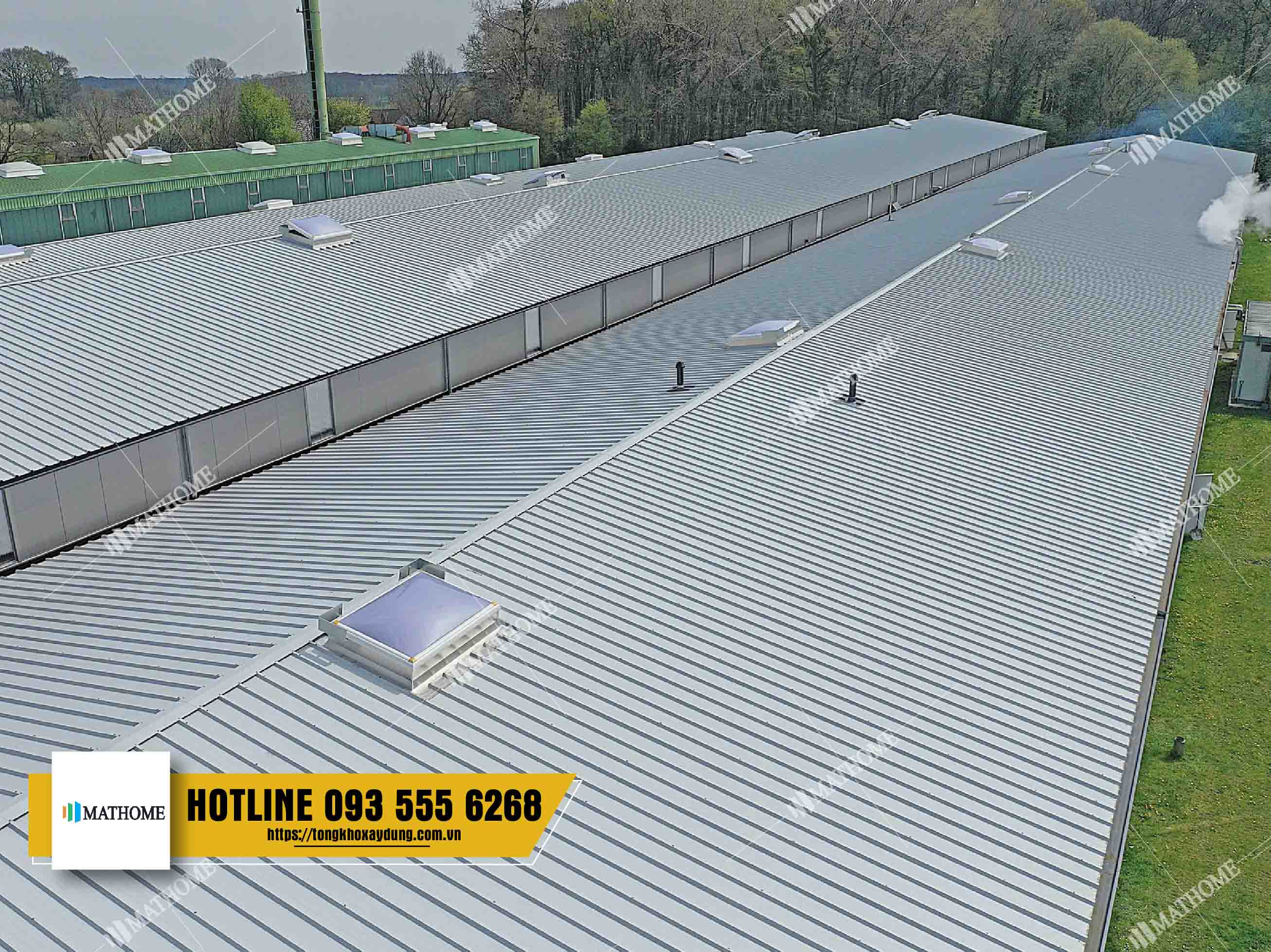 Mái Panel PIR cách nhiệt